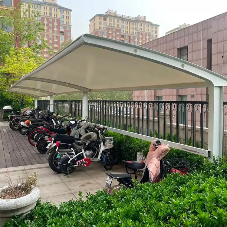 滨海县膜结构电动车棚